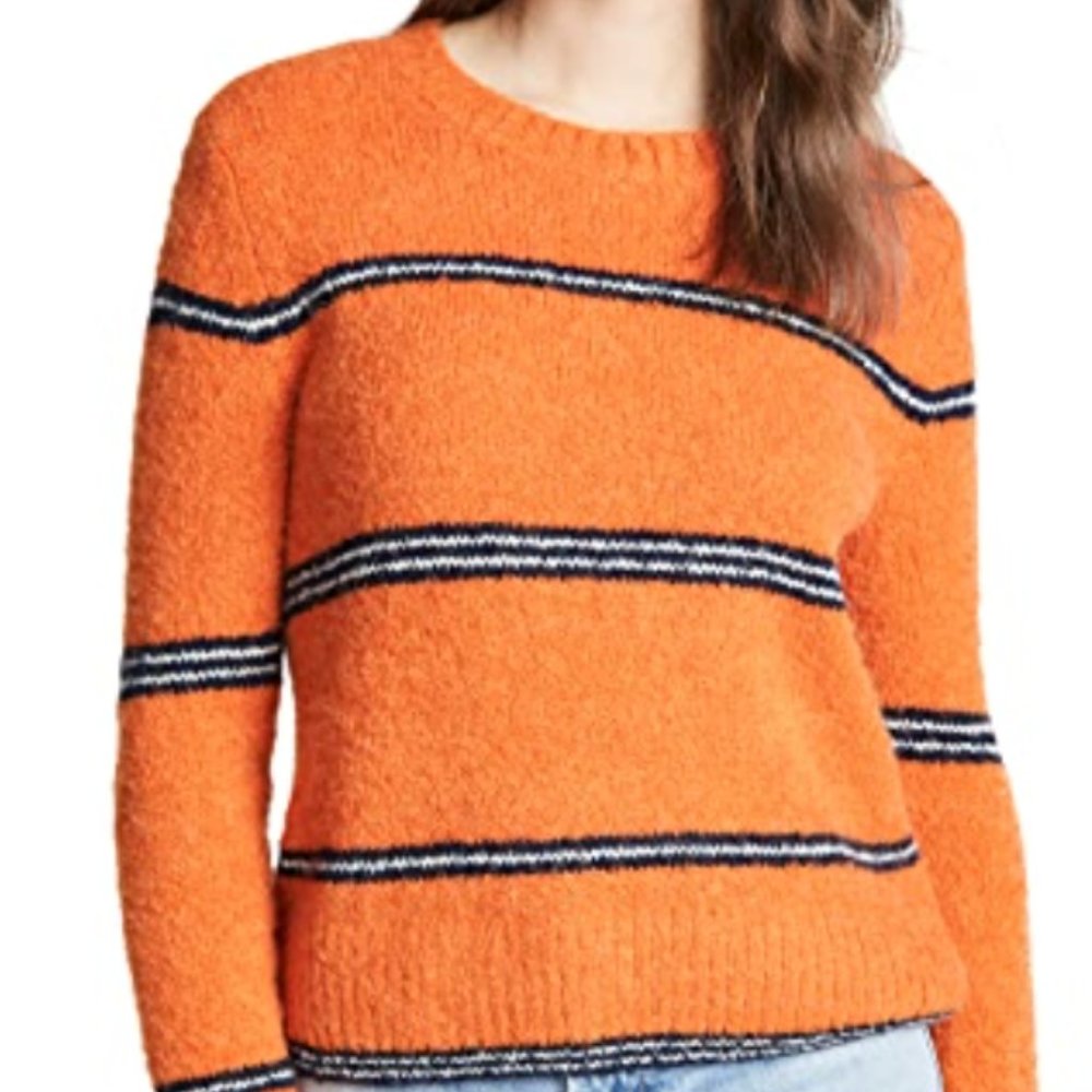 FRAME Stripe Mohair Sweater